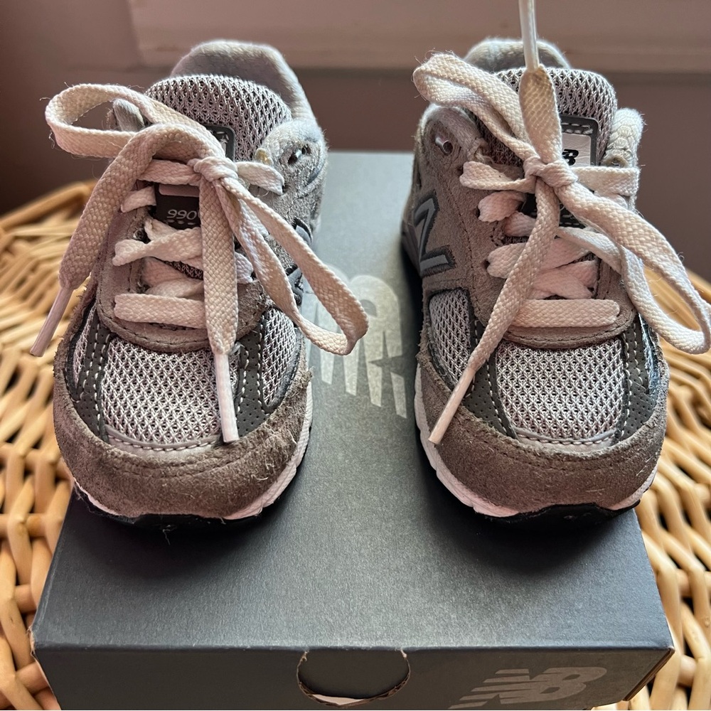New Balance Gray Kids Shoes